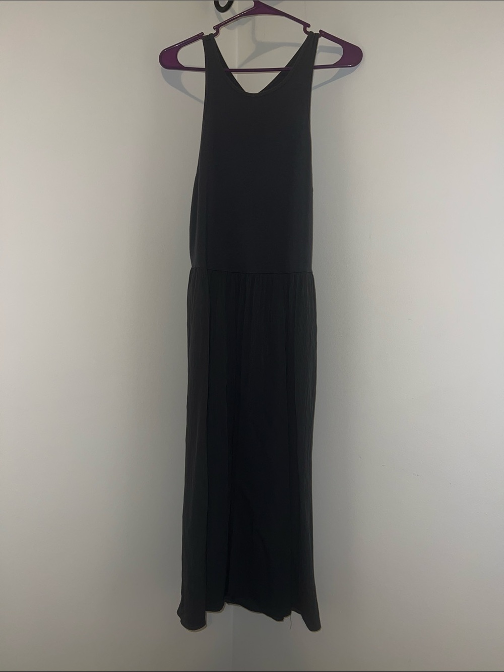 Lou & Grey Black Sleeveless Maxi Dress